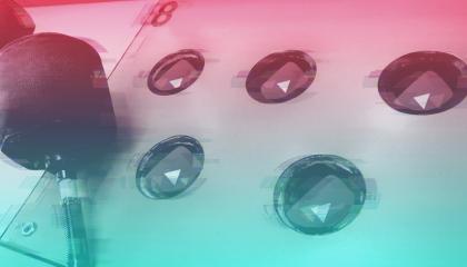 YouTube logos poking out of a "Whac-a-mole" machine