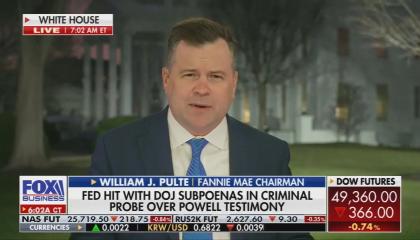 FHFA Director Bill Pulte on Fox Business