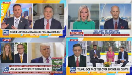 Screenshots of some select Fox News OBBB Medicaid coverage / interviews