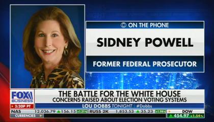 chyron reads: The battle for the White House concerns raised about election voting systems