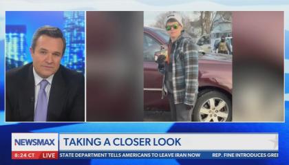 Greg Kelly next to an image of Becca Good