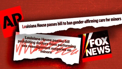 Fox News scribbled out AP article