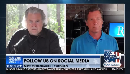 Steve Bannon and Mark Mitchell on Bannon's podcast on 7/15/25