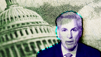 Kevin McCarthy's face over the Capitol building