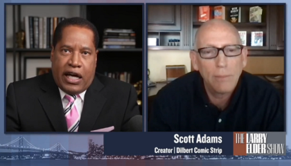 Salem Media Group's Larry Elder defends racist rant from Dilbert creator: "I did not think it was offensive at all"