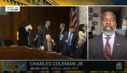 On NBC News, Charles Coleman Jr. calls out Republicans' sexist and racist questioning of Ketanji Brown Jackson