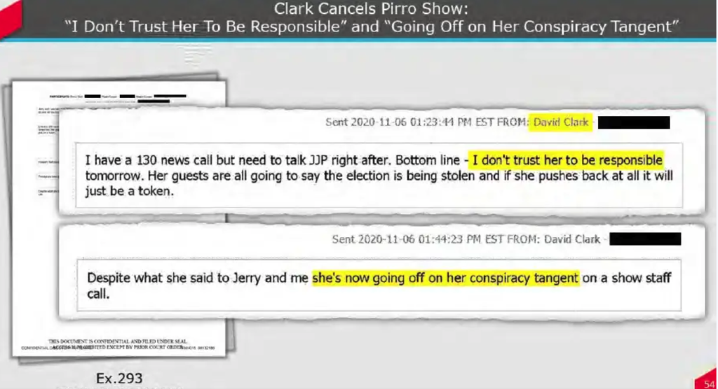 A slide from Dominion's presentation at a March 21, 2023, hearing.