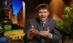 fuentes during episode of America First